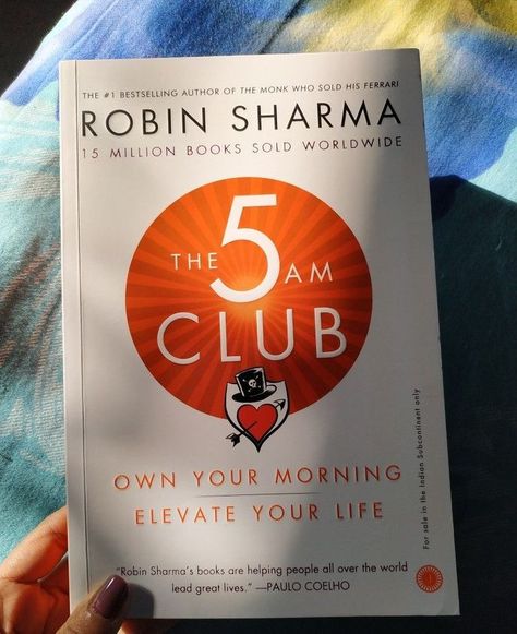 The 5am Club, The 5 Am Club, 5 Am Club, Productivity Books, 5am Club, Am Club, Empowering Books, Best Self Help Books, Healing Books