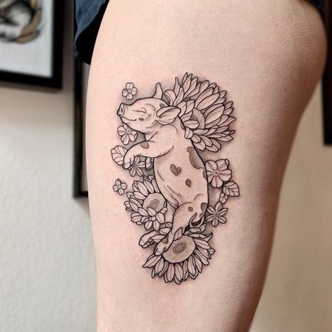 Pig Tattoos, Bull Tattoo, Chicken Tattoo, Pig Tattoo, 16 Tattoo, Vegan Tattoo, Bull Tattoos, Taurus Tattoos, With Tattoo