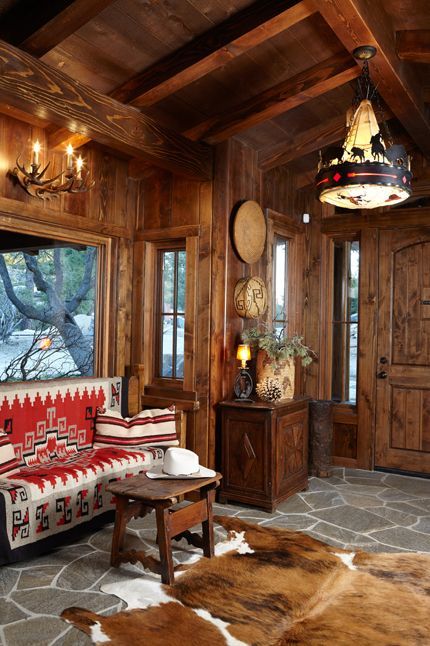 Explore our dream world of chic rustic serenity. Casas Country, Cabin Furniture, Hunting Cabin, Casa Country, Cabin Interiors, Cabin Living, Clark Gable, Rustic Cabin Decor, Lodge Style