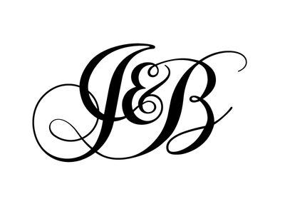 J&B monogram J B Tattoo Letter, J B Monogram, J T Monogram, Jb Initials Logo, Jb Monogram, Jb Logo, Calligraphy Name Art, Initials Logo Letters, Monogram Tattoo