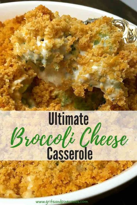 Broccoli Cheese Casserole Easy, Cheesy Broccoli Casserole, Broccoli Cheese Casserole, Thanksgiving Food Sides, Cheesy Broccoli, Thanksgiving Recipes Side Dishes, Cheese Casserole, Broccoli Cheese, Broccoli Casserole