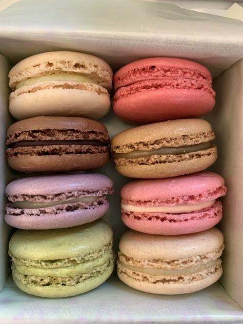 Foto Macaron, Macaron Aesthetic, Cute Macaroons, Aesthetic Macarons, Macarons Aesthetic, Think Food, Make An Appointment, Food Obsession, Cafe Food