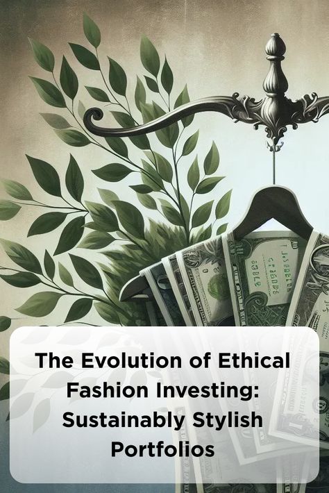 The Evolution of Ethical Fashion Investing: Sustainably Stylish Portfolios High Fashion Brands, Investment Analysis, High Fashion Branding, Investment Tips, Fashion Landscape, Stock Market Investing, Paradigm Shift, Investment Portfolio, Eco Friendly Fashion