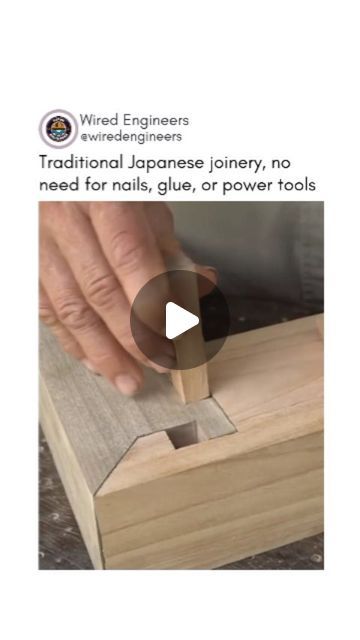 Fine Woodworking Project, Japanese Joinery, Japanese Woodworking, Diy Farmhouse Table, Woodworking Projects For Kids, Free Woodworking Plans, Beginner Woodworking Projects, Wood Crafts Diy, Woodworking Videos