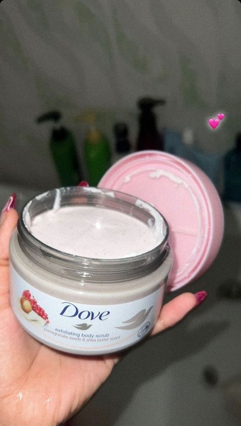 Dove Exfoliating Scrub, Dove Body Wash Aesthetic, Body Scrub Dove, Lavender Hand Scrub, Dove Body Polish, Dove Scrub, Dove Body Scrub, Dove Aesthetic, Unique Lipstick