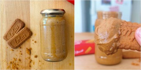 Making Biscoff Spread From Scratch Is The Easiest Thing EVERDelish UK Diy Cookie Butter Biscoff, How To Make Biscoff Spread, Homemade Biscoff Spread, Biscoff Spread Recipes, Cookie Butter Recipe, Homemade Cookie Butter, Biscoff Brownies, Biscotti Recipes, Lotus Biscuits