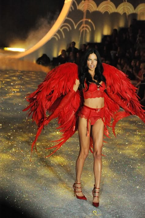 Vs Angel Costume, Adriana Lima Runway, Taylor Swift Fall, Vs Runway, Adriana Lima Style, Brand Vision Board, Victoria Secret Runway, Mind Movie, Neon Jungle