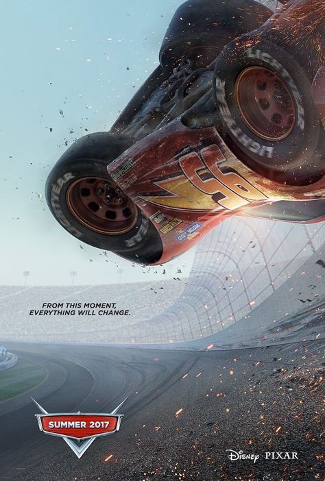 CARS 3 | In theaters June 16, 2017 Cars 3 Poster, Cars Disney Pixar, Flash Mcqueen, Tam Film, Posters Decor, Disney Cars 3, Cinema Movie, Armie Hammer, Bonnie Hunter