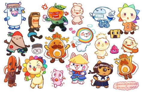 Mascot Ideas Inspiration, Japanese Mascot Design, Cute Mascot Design, Mascot Design Character, Mascot Drawing, Japanese Mascot, Cute Mascot, Japanese Cartoon Characters, Kids Graphic Design