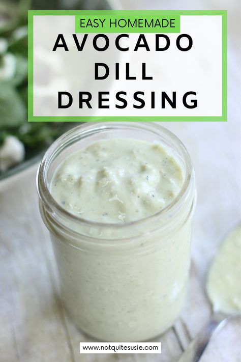 "Elevate your salad game with this creamy and flavorful Avocado Dill Dressing recipe! 🥑🌿 Perfect for adding a healthy and delicious twist to your favorite salads, sandwiches, or veggie dips. Made with just a few simple ingredients, this dressing is a must-try for avocado lovers! Dill Dressing Recipe, Avacado Dressing, Diy Salad Dressing, Diy Salad, Guacamole Recipe Easy, Dill Dressing, Salad Dressing Recipe, Avocado Dressing, Delicious Appetizer Recipes