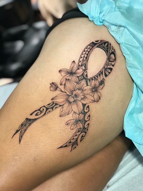 Green Ribbon Tattoo, Metastatic Ribbon Tattoo, Rett Syndrome Tattoo, Ribbon Tattoo Designs, Survivor Ribbon Tattoo, Sunflower Awareness Ribbon Tattoo, Non Hodgkin Lymphoma Tattoo, Lymphoma Ribbon Tattoo, Awareness Ribbon Tattoo