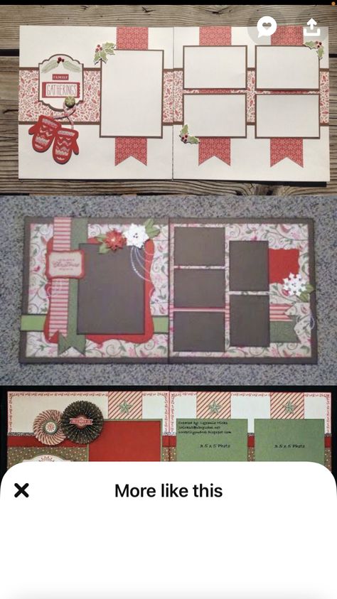 Holiday Scrapbook Ideas Photo Layouts, Scrapbook Layouts For 5x7 Photos, Scrapbook Ideas For Christmas, Scrapbook Designs Layout Templates, 2 Page Scrapbooking Layouts Ideas, Double Scrapbook Page Layouts, 2 Page Layouts Scrapbooking, Two Page Scrapbook Layouts Ideas, 2 Page Christmas Scrapbooking Layouts