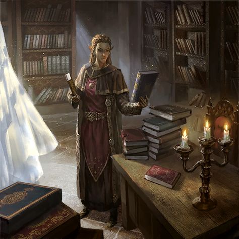 High Elf Elder Scrolls, Fantasy Scholar Art, Khajiit Caravan, Elf Scholar, Fantasy Scholar, Banshee Art Beautiful, Skyrim Mage, Banshee Art, Elder Scrolls Legends