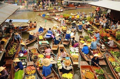 mercados-Bangkok Floating Market, Bangkok City, Mekong Delta, Bangkok Hotel, Vietnam Tours, Taiping, Bangkok Travel, Visit Thailand, Chiang Rai