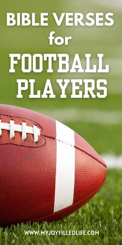 Check out 10 Bible verses that inspire football players to persevere, play with purpose, and find strength in God. Christian Football Quotes, Football Prayer, Strength In God, Christian Football, Inspirational Football Quotes, Player Quotes, Football Boyfriend, Football Quotes, Encouraging Bible Verses