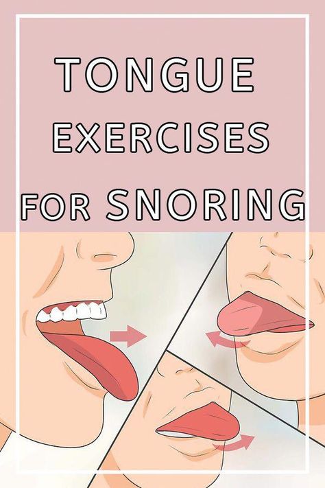 How Can exercises help with snoring For people with mild snoring, research has shown that mouth and throat exercises can help tone the muscles around the airways so that snoring is not as frequent or noisy. The same mouth and throat exercises also improve obstructive mild to moderate sleep apnea.… Throat Exercises, Tongue Exercises, Natural Snoring Remedies, What Helps You Sleep, Learn Singing, How Can I Sleep, Snoring Remedies, Stop Snoring, Snoring Solutions