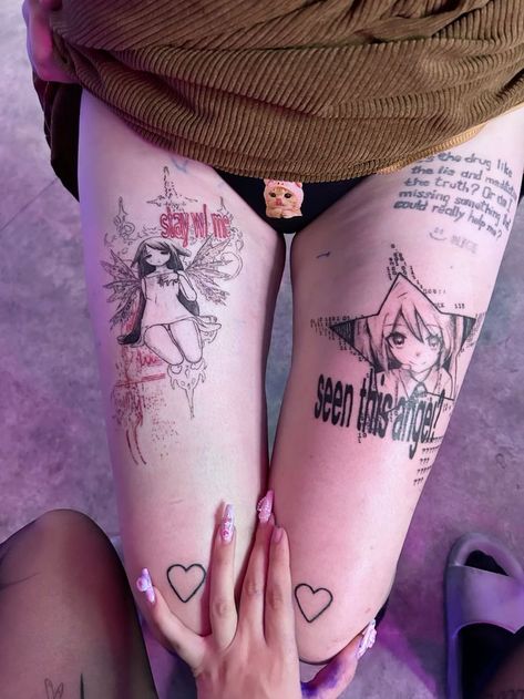 30 Hyper-Realistic Tattoos By Victoria Lee That Blur The Line Between Art And Reality Gothic Leg Tattoos, Uta Tattoo, Victoria Lee, Saya No Uta, Hyper Realistic Tattoo, Any Tattoo, A T, Diy Hair Accessories Ribbon, Clever Tattoos