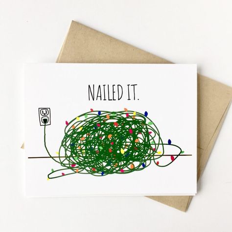 Nailed It: Funniest Christmas Cards Holiday Card Quotes, Funny Xmas Cards, Christmas Cards Drawing, Christmas Humor Ecards, Christmas Ecards, Cute Christmas Cards, Funny Holiday Cards, Christmas Card Art, 카드 디자인