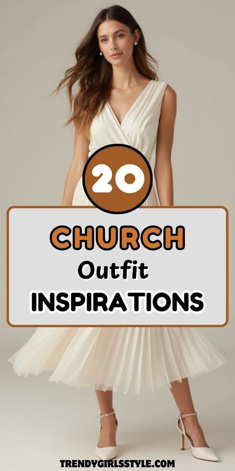 Elevate your Sunday style with elegant church outfit inspirations. From classic dresses to modest yet chic combinations, find the perfect look that’s both stylish and respectful for worship. Stay comfortable and confident with these timeless ideas! #ChurchOutfits #SundayStyle #ModestFashion Sundays Best Outfits Church, Sunday Dress Outfit Church, Sundays Best Outfits, Elegant Church Outfits, Sunday Dress Outfit, Sunday Best Outfit, Sunday Church Outfits, Outfits Church, Classic Dresses