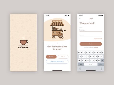 App Wireframe, Coffee Fonts, Coffee Display, Website Design Inspiration Layout, App Design Layout, Cartoon Body, Mobile Application Design, Mobile App Design Inspiration, Ui Ux Designer