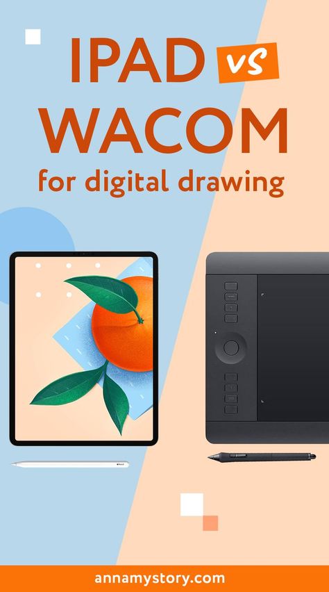 Digital Drawing Tablet, Drawing Software, Art Advice, Wacom Tablet, Digital Art Beginner, Procreate Ipad, Wacom Intuos, Drawing Tablet, Which Is Better