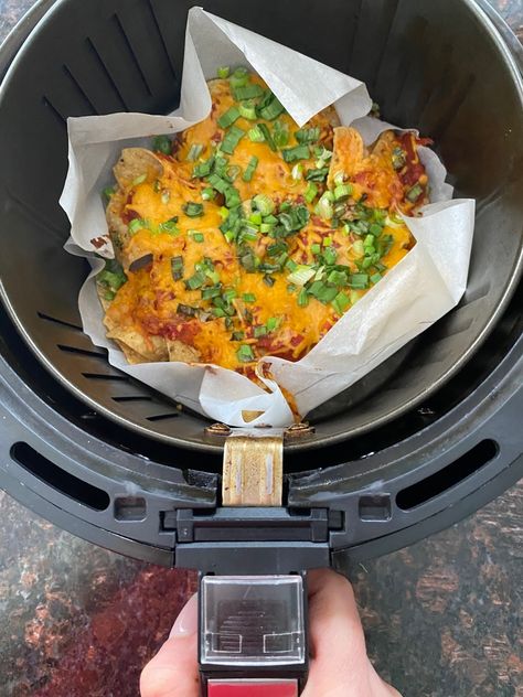 Air Fryer Nachos, How To Make Nachos, Cake Mix Muffins, Chicken Nachos Recipe, Hot Drinks Recipes, Popular Appetizers, Corn Salad Recipes, Air Fry Recipes, Fry Recipes