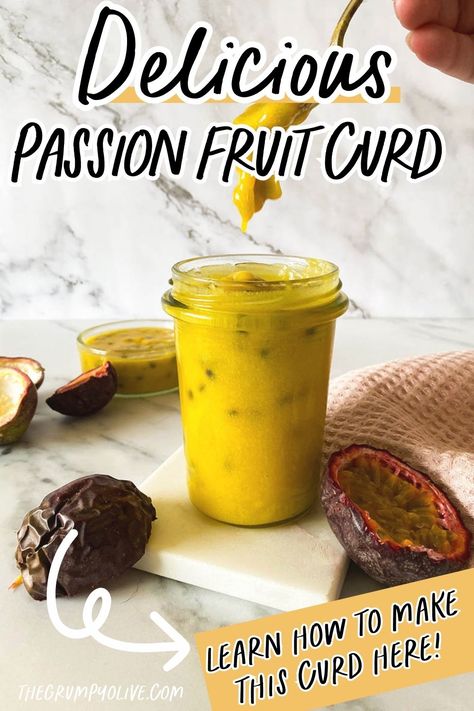 Passion Fruit Recipes, Passionfruit Butter, Fruit Flan, Passion Fruit Mousse, Fruit Curd, Passion Fruit Curd, Passionfruit Recipes, Gluten Free Dishes, Curd Recipe