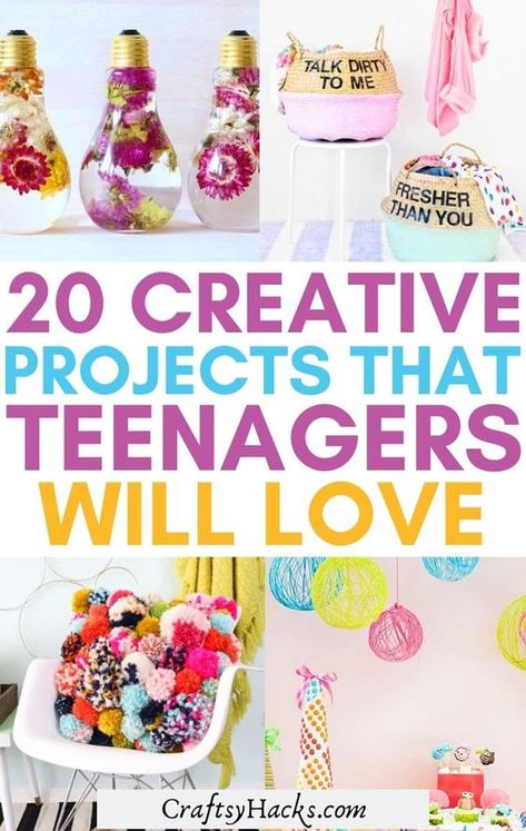 Party Craft Ideas For Adults, Easy Recycled Crafts For Kids, Camp Crafts For Teens, Service Projects For Teens, Teen Girl Party Ideas, Crafts For Teen Boys, Winter Crafts For Teens, Girl Birthday Party Crafts, Homemade Craft Ideas