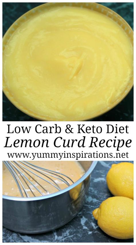 Keto Lemon Curd Recipe - An easy low carb and gluten free lemon dessert with stevia, whole eggs and egg yolks almost like a sugar free custard or even lemon meringue tart treat. #lowcarb #keto #lemoncurd Sugar Free Custard, Gluten Free Lemon Desserts, Keto Lemon Curd, Lemon Curd Dessert, Meringue Tart, Easy Lemon Curd, Lemon Meringue Tart, Lemon Dessert, Lemon Curd Recipe