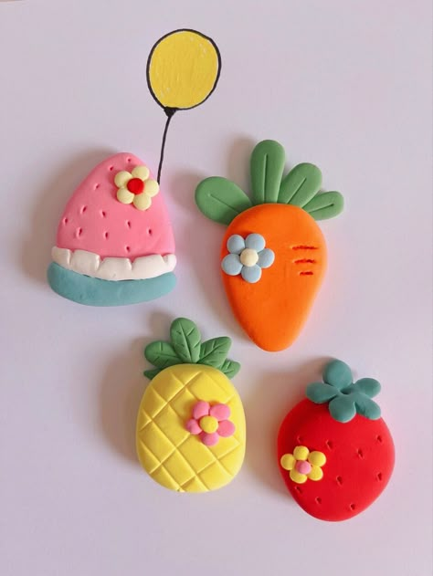 Air Dry Foam Clay Ideas, Super Clay Ideas, Foam Clay Crafts, Super Clay Art, Foam Clay Ideas, Clay Flower Mirror, Art Drawings Painting, Air Dry Clay Charms, Crafts Wallpaper