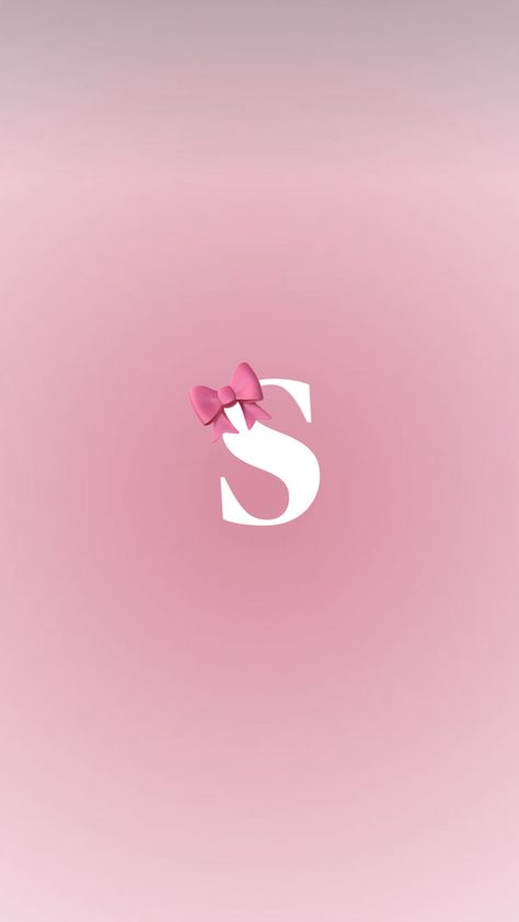 S Letter Aesthetic Wallpaper, S Profile Picture Letter, Sz Wallpaper, I Love S Wallpaper, Initial S Aesthetic, Pink Letters Aesthetic, Letter S Wallpaper Aesthetic, Iphone 15 Pink Wallpaper, S Wallpaper Letter Iphone