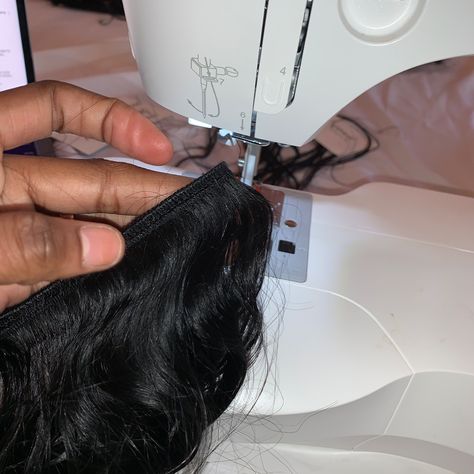 Double wefted hair extensions are made from two wefts of hair sewn together so you get twice as much hair as the single one. This method aids in fitting as many bundles as needed on our custom wigs. This allows your wigs to lay as flat as possible while still looking full. Weft Hair Extensions, Custom Wigs, Hair Weft, Hair Extensions, Wigs, Bundles, Sewing, Hair