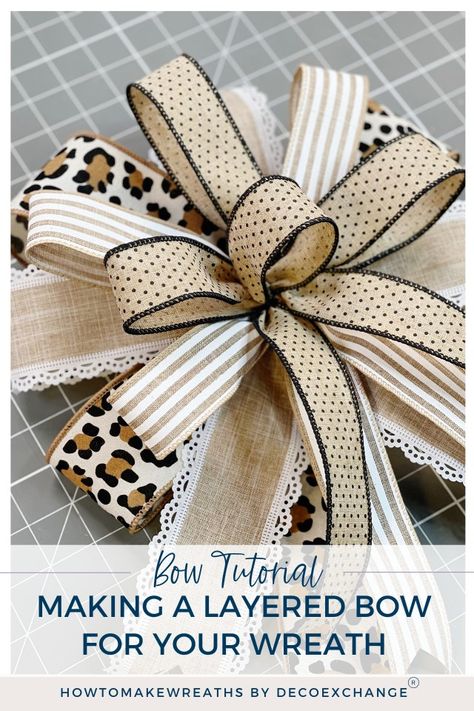 How To Make A Zig Zag Bow, Oval Wreaths For Front Door Diy, Christmas Wreath Bows Diy How To Make, Decorative Bows Diy How To Make, Unique Bows For Wreaths, Bows For Lanterns Diy, Bow For Wreath Diy How To Make, Making Bow For Wreath, How To Make Wreath Bows Step By Step Wired Ribbon