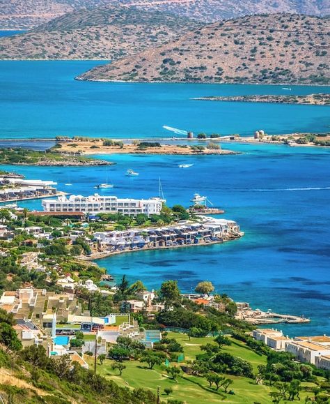 Elounda, Lasithi - Crete Elounda Crete, Places In Greece, Crete Island, Mykonos Greece, Crete Greece, Seaside Getaway, Destination Voyage, Island Hopping, Greece Travel