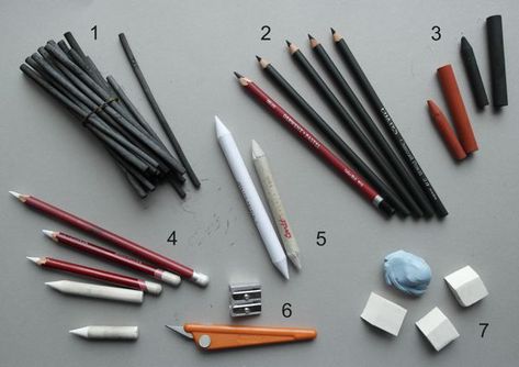 Charcoal Drawing Tutorial, Drawing With Charcoal, Compressed Charcoal, Vine Charcoal, Charcoal Sticks, Burnt Offerings, Art Tutor, Pencil Drawing Tutorials, Portraits Art