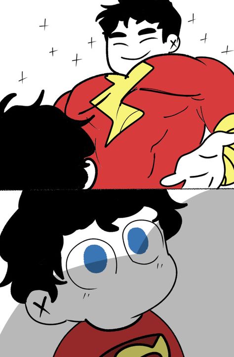 Yeondraw_ on Tumblr Shazam Fanart, Dc Ships, Billy Batson, Captain Cold, Batfamily Funny, Bat Family, Superhero Art, Captain Marvel, Dc Universe