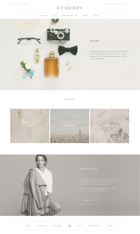 Ludlow Kingsley | Work | KT Merry Kt Merry, Mail Template, Branding Session, Creative Wedding, Customer Experience, Photography Business, Website Design, Branding Design, Branding