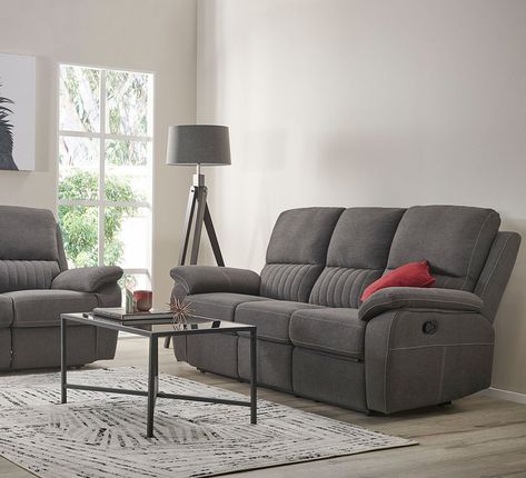 Introducing the Smith 3 Seater Recliner Sofa, a stylish and comfortable choice for your living room. With its reclining feature, you can relax in luxury. Upgrade your space today! #SmithSofa #ReclinerSofa #LivingRoomFurniture #HomeDecor #ComfortableSeating #StylishDesign #InteriorDesign #RelaxationStation #HomeImprovement #SofaShopping 3 Seater Recliner Sofa, Relaxation Station, The Smith, Recliner Sofa, Living Room Decor Cozy, Sofa Armchair, Reclining Sofa, Comfort Style, Comfortable Seating