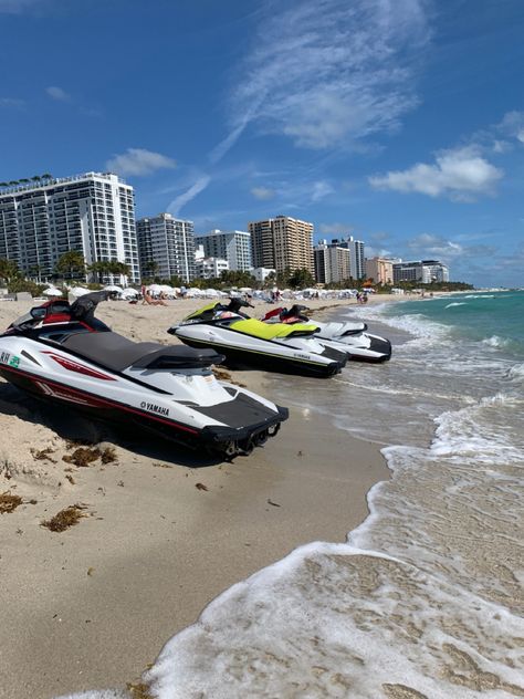 South Beach Miami Aesthetic, Miami Astethic, Miami Jet Ski, Miami Beach Aesthetic, Miami Florida Vacation, Miami Birthday, Miami Beach Pictures, Miami Beach House, Miami Lifestyle