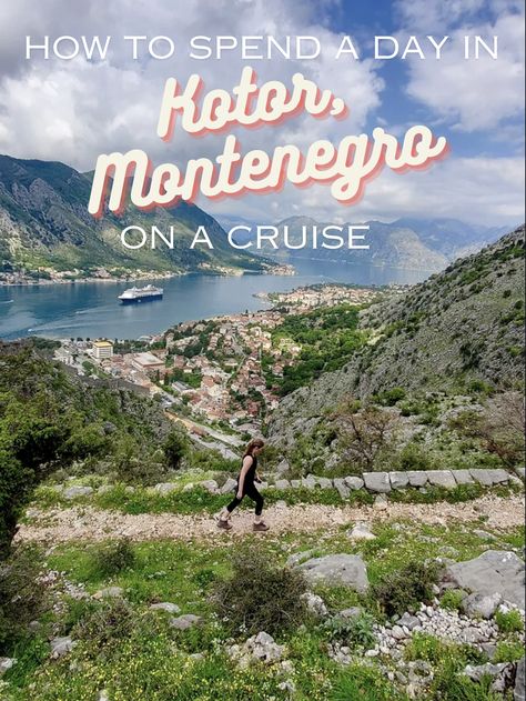 What to do in Kotor, Montenegro when docked on a European cruise Kotor Montenegro, Montenegro Kotor, Greek Isles Cruise, Greece Cruise, Summer Abroad, European Cruises, Viking Cruises, Greek Isles, Mediterranean Cruise