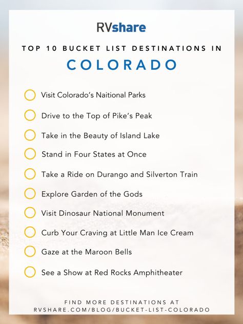 There is so much to explore on a vacation in Colorado. These are the top 26 Colorado bucket list destinations that should be on the top of your list. Vacation In Colorado, Colorado Bucket List, Florida Bucket List, Vacation In Florida, Gunnison National Park, Colorado Travel Guide, Crab House, Dry Tortugas, Rv Parks And Campgrounds