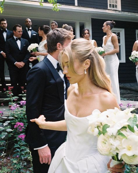 Still dreaming with @mcdavid97 & @laurenkyle1 wedding in beautiful Muskoka. We just can’t get over it. What a weekend! ❤️ . . Published on @vogueaustralia Planner @ashleypigottevents Photo @pablo_laguia Floral & Design @bircheventdesign Gown @viviennewestwood Video @dcfilmco Entertainment & Production @solepower Catering @fooddudes Special performance by @jackbotts @loudluxury Tent @premiertents Property Management @jaynescottages Stationery @plumecalligraphy Cake @staijandco ... Blonde Bride, Wedding Hair Inspiration, France Wedding, Classic Wedding Dress, Bridal Hair And Makeup, London Wedding, Wedding Mood, Dreamy Wedding, Perfect Wedding Dress