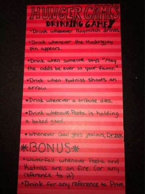 And May the Booze Be Ever In Your Favor Hunger Games Drinking Game, Mockingjay Pin, Hunger Games Party, Hunger Games 3, Drinking Game, Fancy Drinks, Catching Fire, Mockingjay, Drinking Games