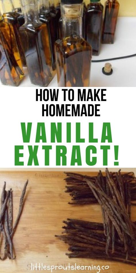 How To Make Homemade Vanilla Extract, Homemade Extracts, Traditional Homemaking, Diy Extracts, Make Vanilla Extract, Vanilla Extract Recipe, Preserving Foods, Homemade Vanilla Extract, Homemade Syrup