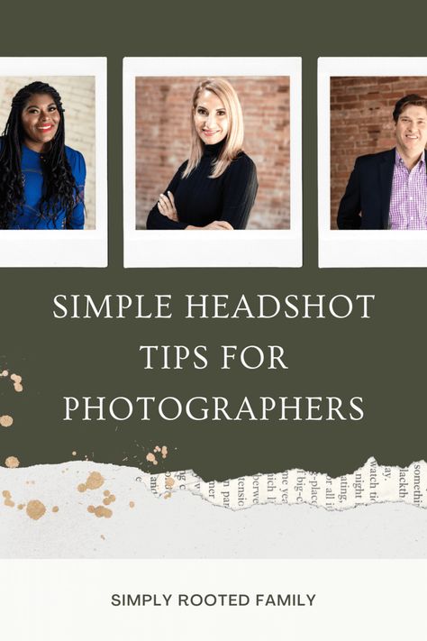 Easy to follow headshot tips for photographers -whether a headshot photographer or beginner. Learn simple posing, styling, and location tips. Diy Headshots, Church Photo Ideas, Headshot Tips, Professional Headshots Women, Headshots Women, Headshot Poses, Headshot Photos, Posing Tips, Corporate Headshots