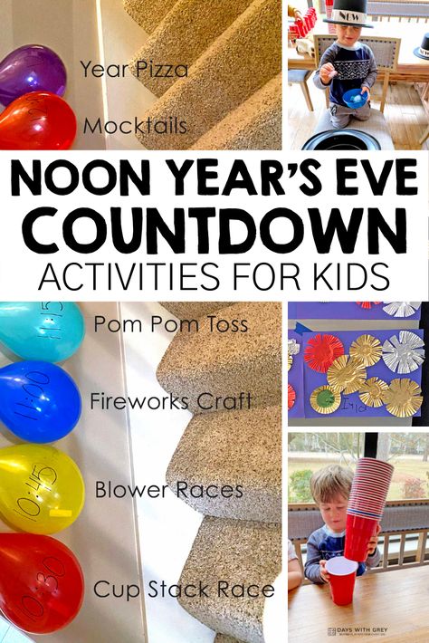 Easy Nye Activities For Kids, New Years Count Down Activities For Kids, Kids Activities For New Years Eve, New Years Kids Countdown, New Years Kids Snacks, New Year’s Eve Movies For Kids, Countdown To New Years For Kids, New Years Countdown Activities For Kids, New Years Eve Kids Activities Families