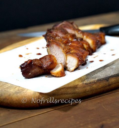 I have made Honey Maltose Char Siew  and Chicken Char Siew  before and this is another version of char siew,  glazed with honey.  I like m... 5 Spice Powder, Char Siew, Honey Glazed, Asian Kitchen, Char Siu, Soya Sauce, Honey Glaze, Chopped Garlic, Pork Belly