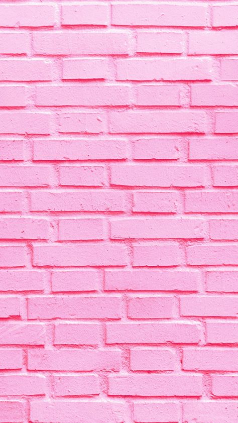 Pink Girly Wallpaper, Pink Brick Wall, Brick Wallpaper Iphone, Background Lockscreen, Brick Wall Wallpaper, Brick Wall Texture, Lockscreen Iphone, Background Tile, Cover Aesthetic