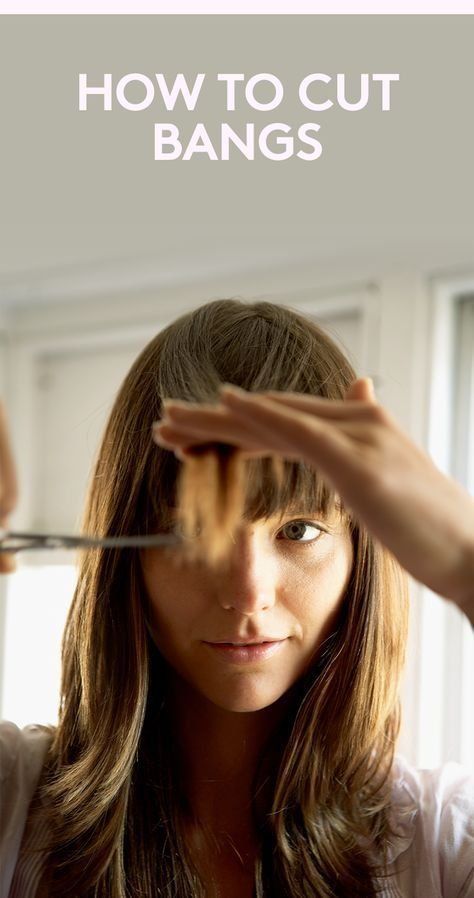 Diy Bangs Cut, How To Cut My Own Bangs, Cut Own Bangs, 1c Hairstyles, Cut Bangs Diy Tutorials, How To Cut Fringe Bangs, How To Cut Your Own Bangs, Cut Bangs At Home, How To Cut Fringe