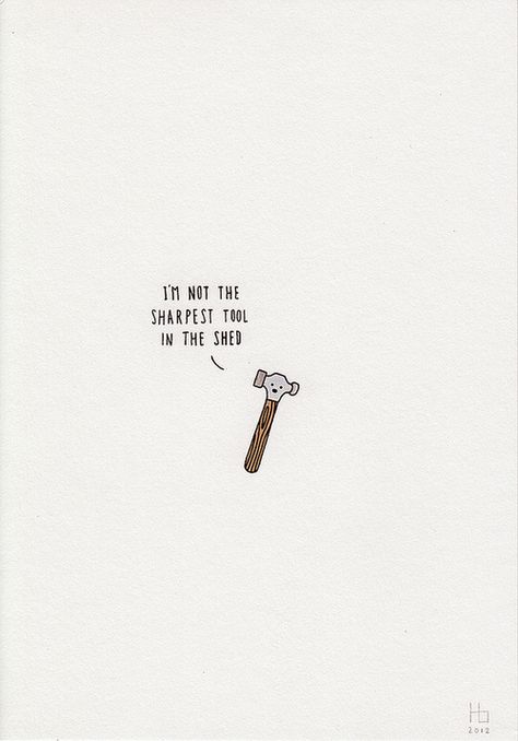 Marc Johns, Cute Puns, The Shed, Funny Illustration, Funny Drawings, Jaco, Funny Puns, Cute Illustration, Bones Funny